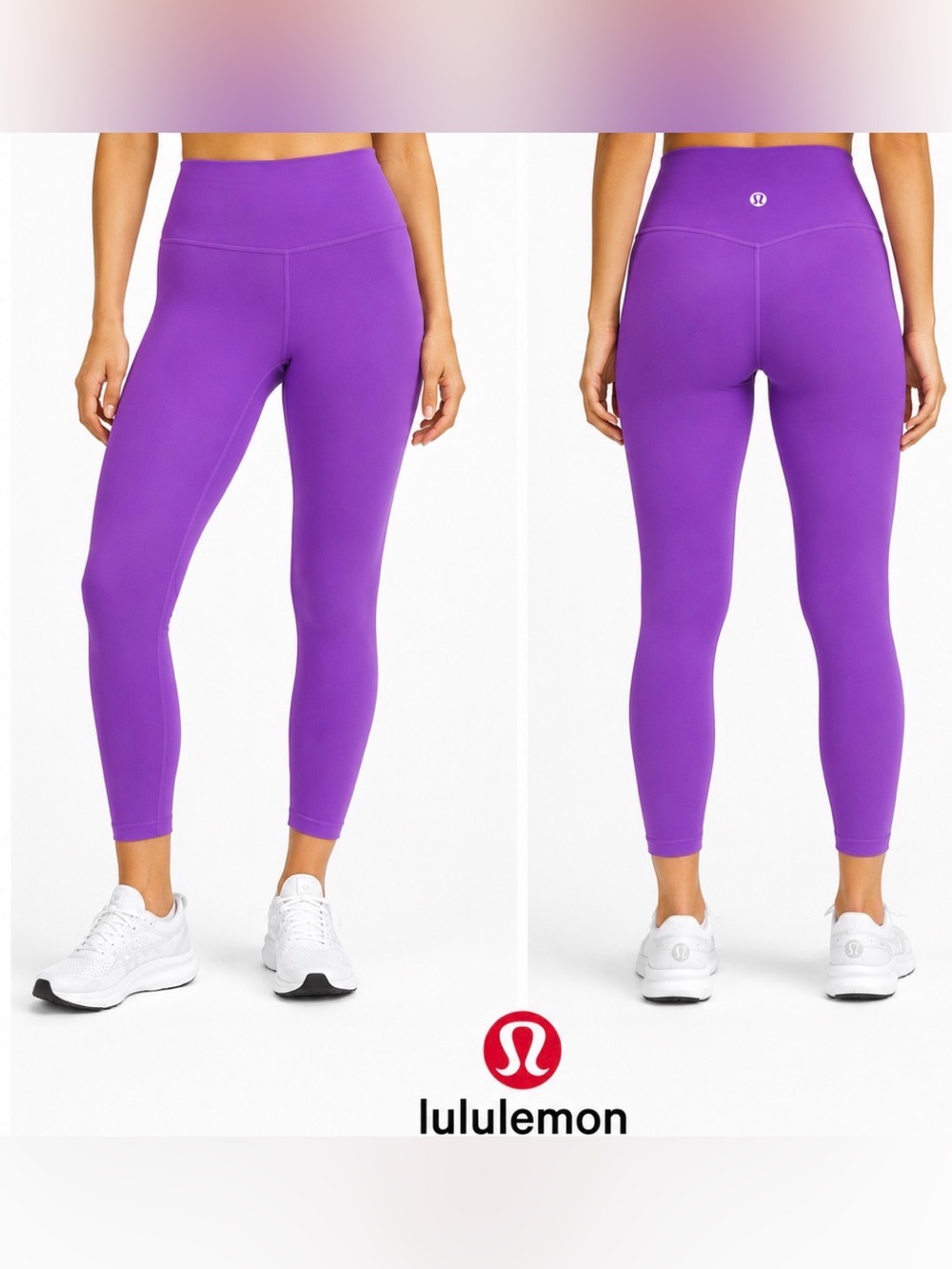 Lululemon High Rise Align Leggings Gym Athletic Women’s Size 0 Purple/Pink NWOT